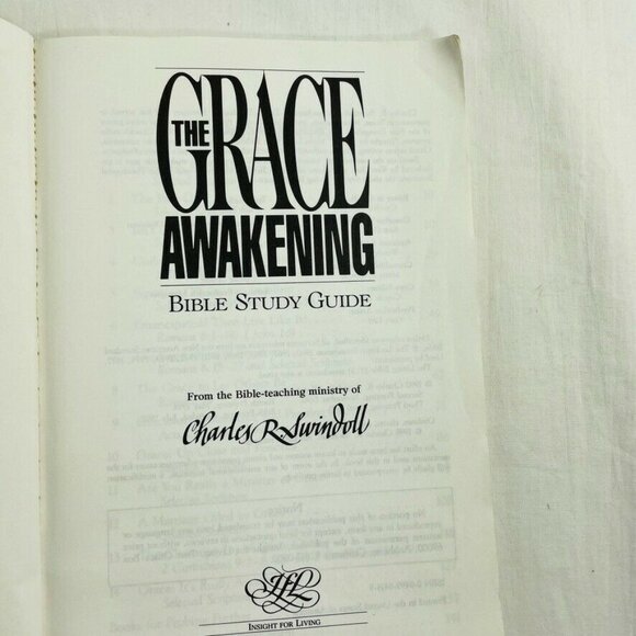 The Grace Awakening Christian Book Novel  by Charles R. Swindoll Vintage 1990 u - Picture 3 of 7